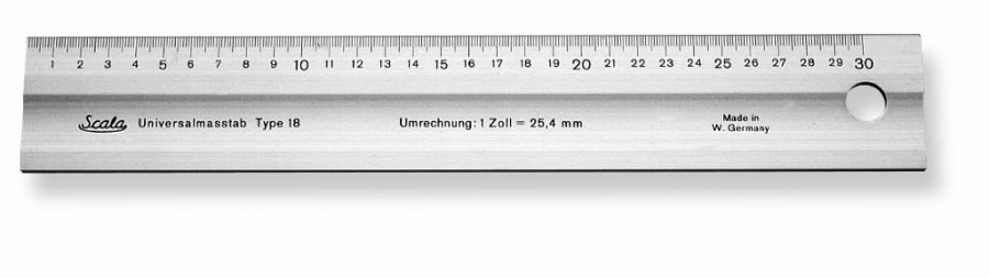 418 tipa alumīnija lineāls