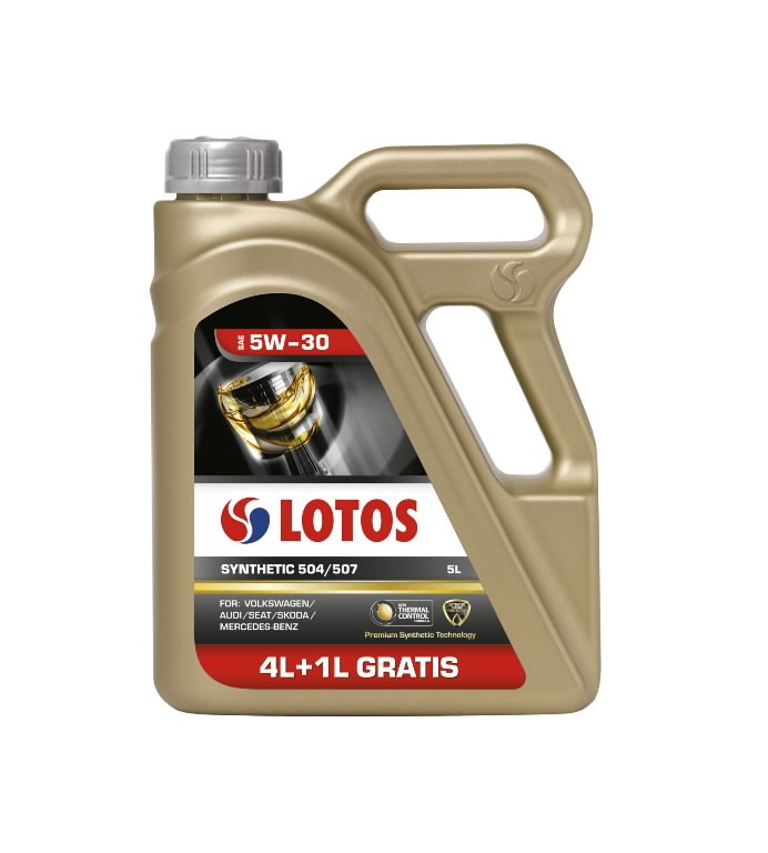 Motoreļļa LOTOS SYNTHETIC 504/507 5W30 4+1L