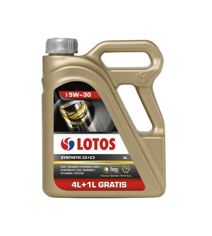 Motoreļļa LOTOS SYNTHETIC C2+C3 5W30 4+1L