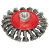 Twist wire bevel brush