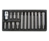 SCREWDRIVER BIT SET  RIBE M6-M14 15PCS (YT-0419) - YT-0419 salidzini kurpirkt cenas