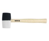 Rubber Mallet Black-White 680G (YT-4604) - YT-4604 salidzini kurpirkt cenas