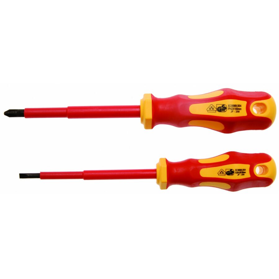 2-piece VDE Electrician′s Screwdriver Set (35812V) - 35812V salidzini kurpirkt cenas