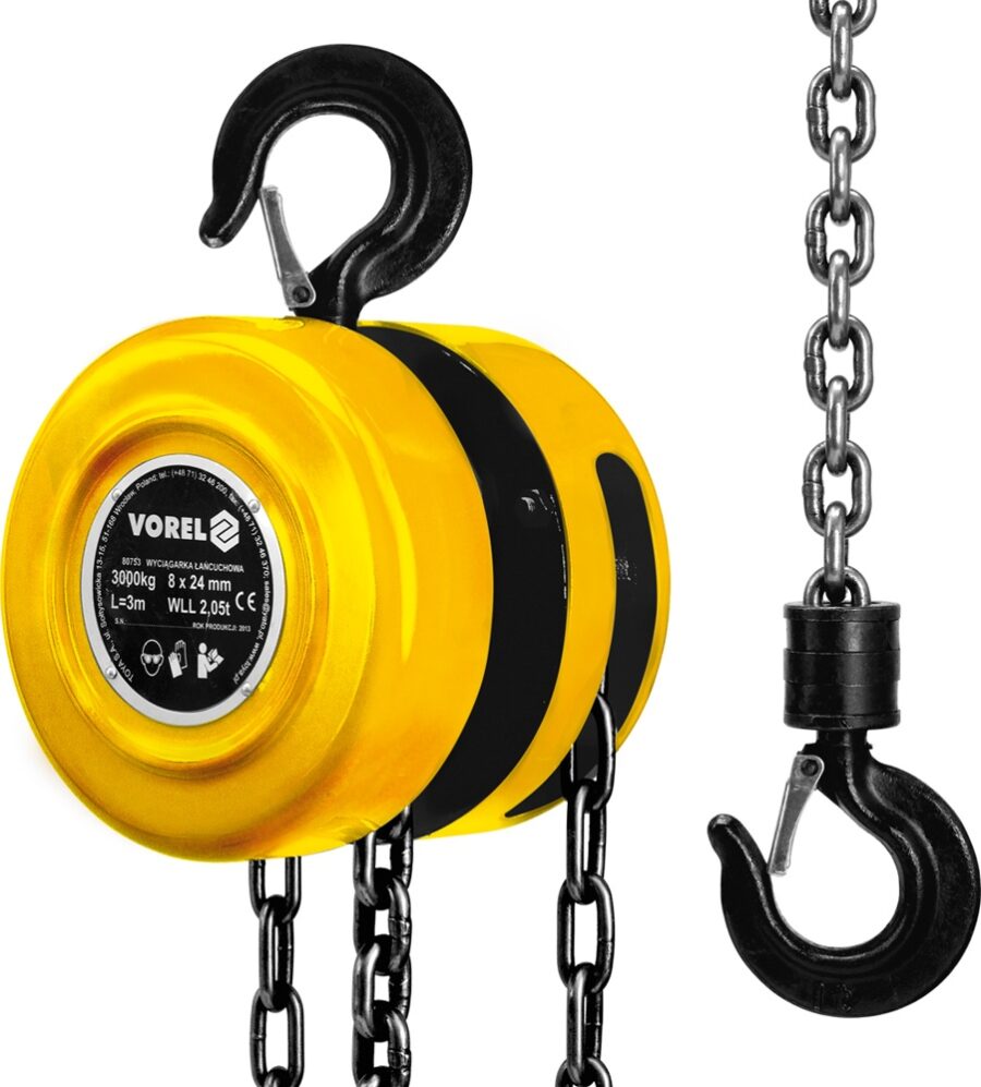 Chain Hoist | Lifting Range 3 m | Capacity 3 to (80753) - 80753 salidzini kurpirkt cenas