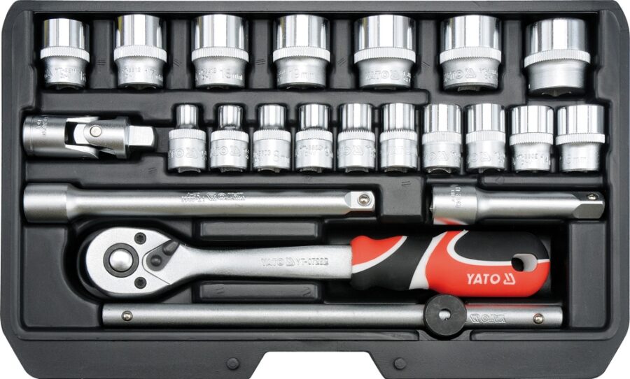 Socket Set 3/8" 22PCS (YT-38561) - YT-38561 salidzini kurpirkt cenas