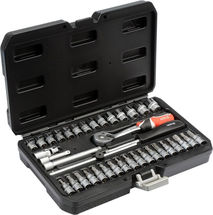 Socket Set 1/4" 38PCS (YT-14471) - YT-14471 salidzini kurpirkt cenas