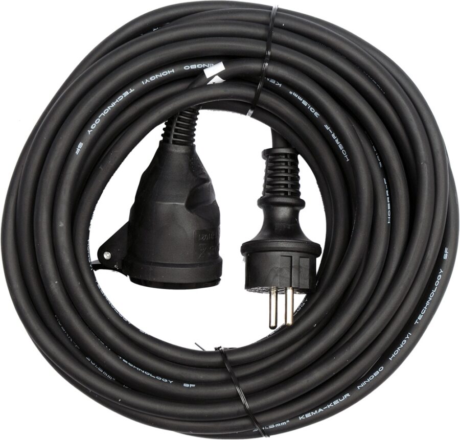 EXTENSION CORD IN RUBBER PROTECTION 10M (YT-81021) - YT-81021 salidzini kurpirkt cenas