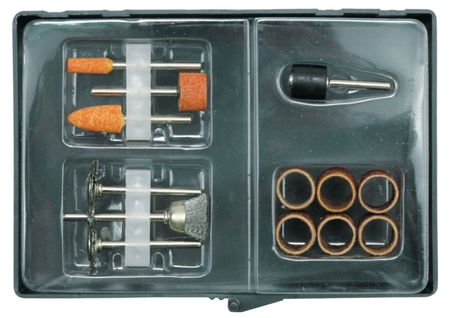 MINI GRINDER ACCESSORIES SET 13PCS (25410) - 25410 salidzini kurpirkt cenas