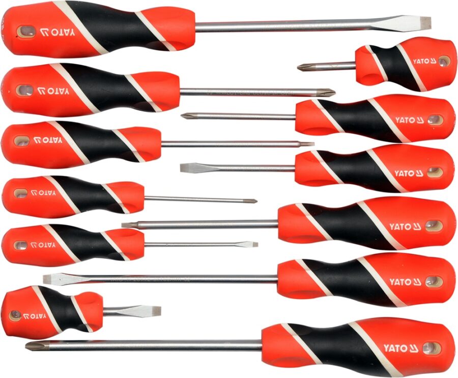 SCREWDRIVER SET 12PCS (YT-25967) - YT-25967 salidzini kurpirkt cenas