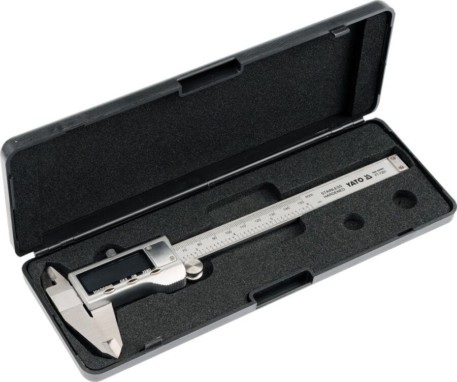 Digital Vernier Caliper with Digital Display | 150 mm (YT-7201) - YT-7201 salidzini kurpirkt cenas