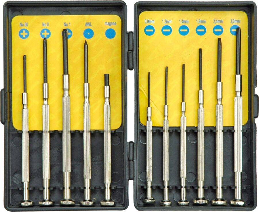 Precision Screwdriver Set | 11 pcs. (64330) - 64330 salidzini kurpirkt cenas