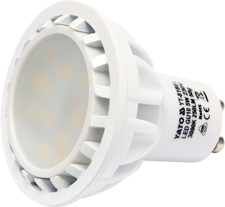 LED BULB LED GU10 230V 5W 250LM WW (YT-81861) - YT-81861 salidzini kurpirkt cenas