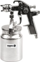 SPRAY GUN WITH FLUID CUP HVLP 1000ML (80901) - 80901 salidzini kurpirkt cenas