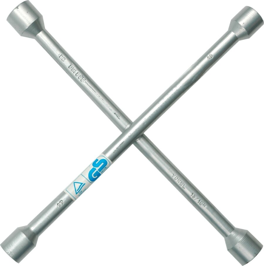 Four-Way Wheel Wrench for Cars 17x19x22x13/16" (57000) - 57000 salidzini kurpirkt cenas