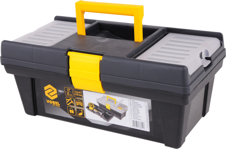 PLASTIC TOOL BOX PR-12" (78811) - 78811 salidzini kurpirkt cenas