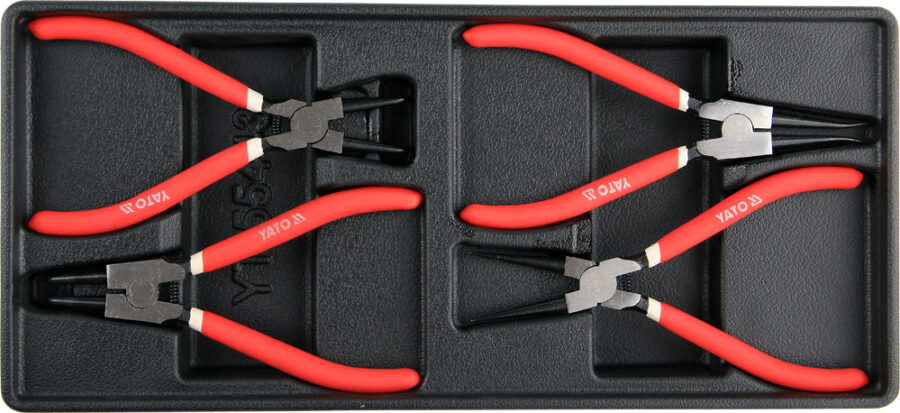 Circlip Pliers 4 pc Set (YT-55443) - YT-55443 salidzini kurpirkt cenas