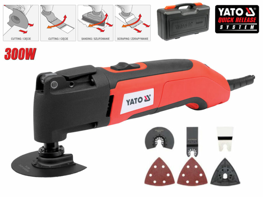 OSCILLATING MULTITOOL WITH ACCESSORIES (YT-82220) - YT-82220 salidzini kurpirkt cenas