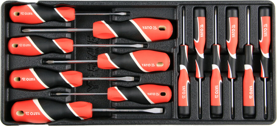 SCREWDRIVERS 13 PCS SET (YT-55455) - YT-55455 salidzini kurpirkt cenas