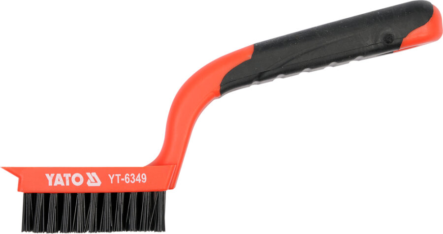 Wire Brush With Plastic Handle (YT-6349) - YT-6349 salidzini kurpirkt cenas