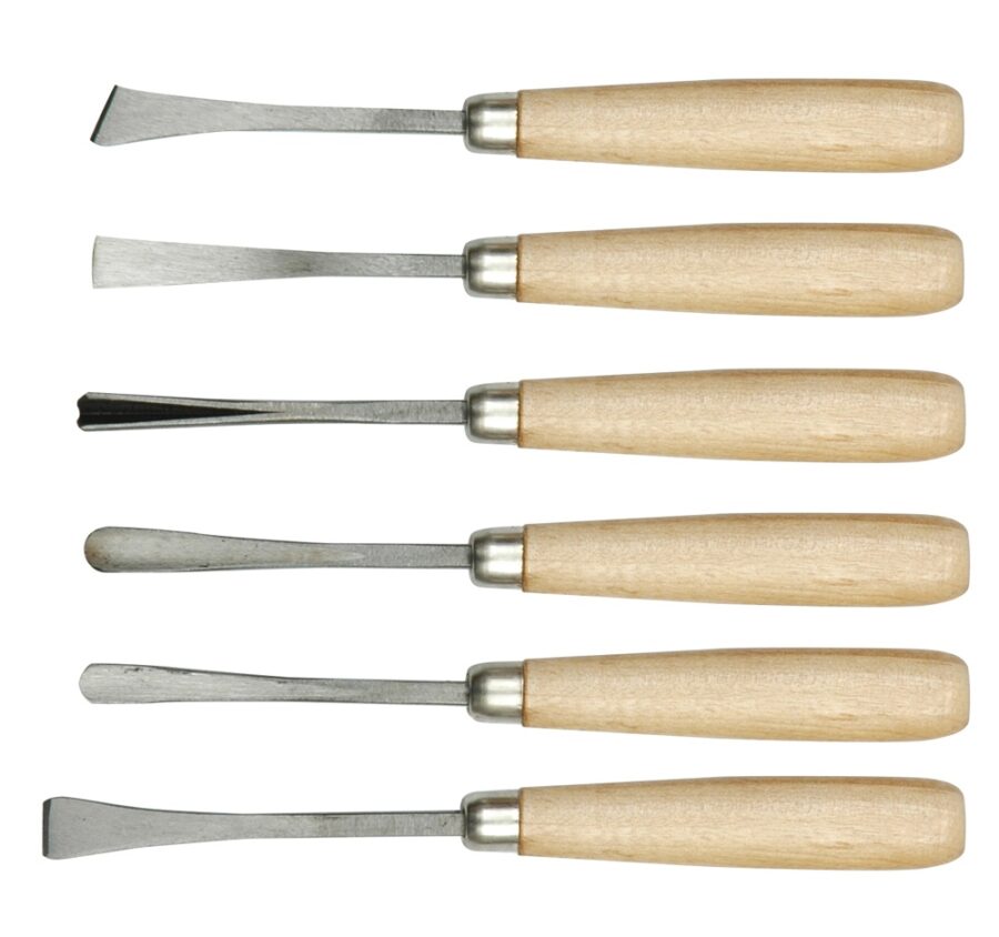 Curving Chisel Set | Wooden Handle (25700) - 25700 salidzini kurpirkt cenas