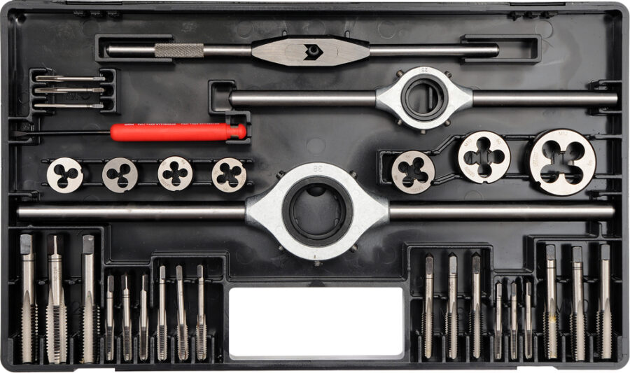 Tap and Die Set 32pc. M3-M12 (CZ TOOL) (24900) - 24900 salidzini kurpirkt cenas