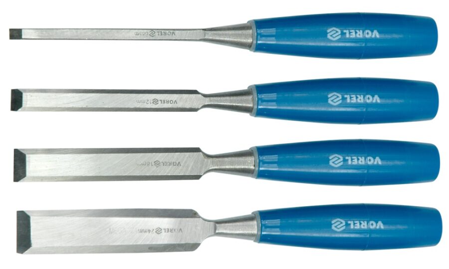 Wood Chisel SEet 4pcs (25530) - 25530 salidzini kurpirkt cenas