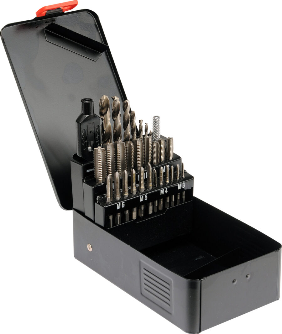 HSS Tap and Drill Set M3-M12 (YT-2977) - YT-2977 salidzini kurpirkt cenas