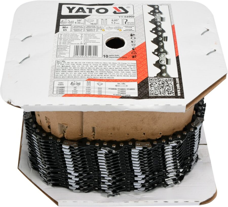 CHAIN ROLL 3/8" 0.05" 1632L (YT-84960) - YT-84960 salidzini kurpirkt cenas