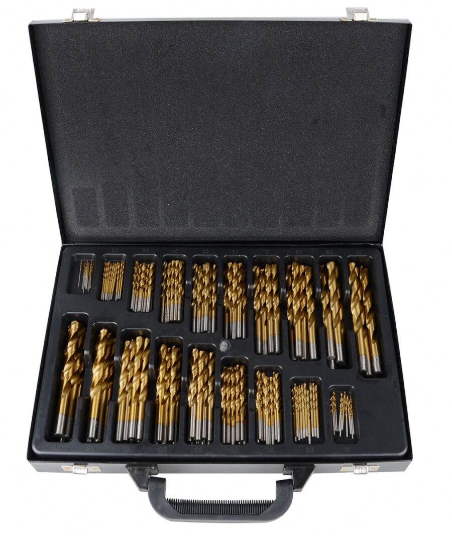 Twist Drill Set | HSS | titanium nitrated | 1 - 10 mm | 170 pcs. (1994V) - 1994V salidzini kurpirkt cenas