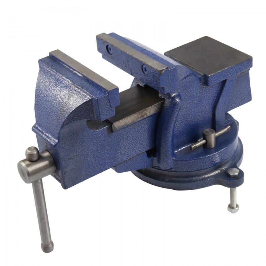 Bench Vice Swivel Base With Anvil | 125 mm (SK36038) - SK36038 salidzini kurpirkt cenas