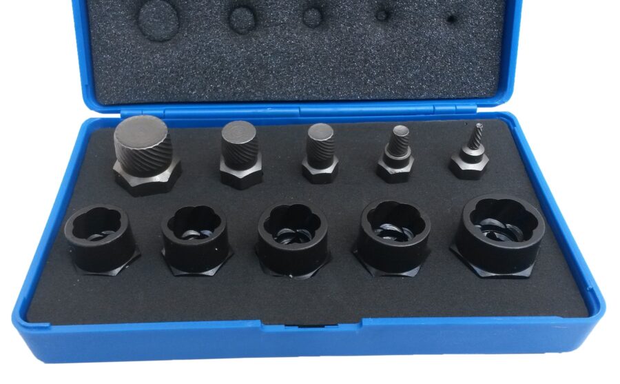 10pcs Bolt and Screw Extractor Kit (5267BS) - 5267BS salidzini kurpirkt cenas