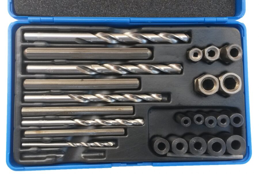 25 pcs Screw Extractor/Drill and Guide Kit (8462EP) - 8462EP salidzini kurpirkt cenas