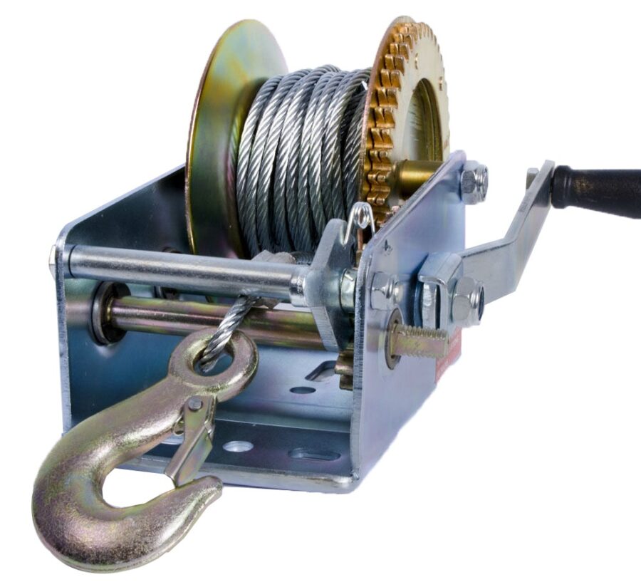 Hand winch | two speeds | 1150 kg / 2500 LBS (ES-2000) - ES-2000 salidzini kurpirkt cenas