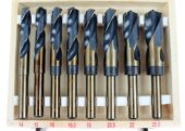 8PCS HSS TWIST DRILLS WITH 1/2” HSS+Co