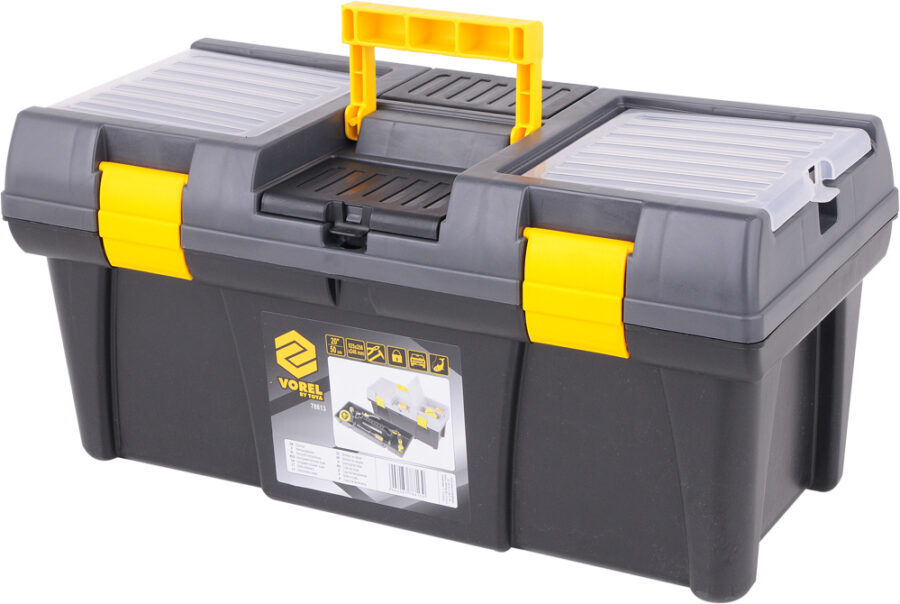 PLASTIC TOOL BOX PR-20" (78813) - 78813 salidzini kurpirkt cenas