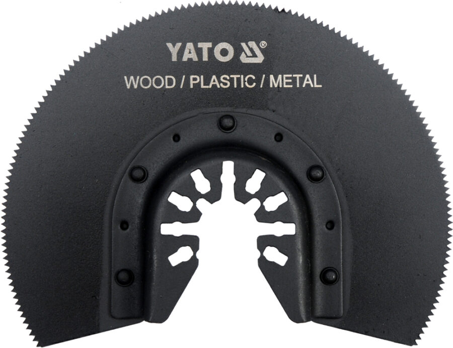 HALF-MOON SAW BLADE FOR OSCILLATING MULTITOOL HSS (YT-34680) - YT-34680 salidzini kurpirkt cenas