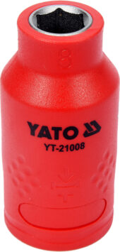 INSULATED HEXAGONAL SOCKET 8MM 3/8" VDE (YT-21008) - YT-21008 salidzini kurpirkt cenas