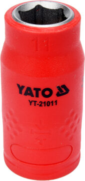 INSULATED HEXAGONAL SOCKET 11MM 3/8" VDE (YT-21011) - YT-21011 salidzini kurpirkt cenas