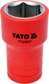 INSULATED HEXAGONAL SOCKET 17MM 3/8" VDE (YT-21017) - YT-21017 salidzini kurpirkt cenas