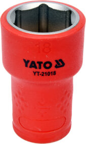 INSULATED HEXAGONAL SOCKET 18MM 3/8" VDE (YT-21018) - YT-21018 salidzini kurpirkt cenas