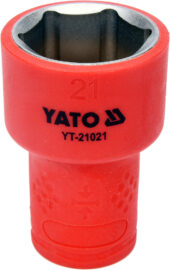 INSULATED HEXAGONAL SOCKET 21MM 3/8" VDE (YT-21021) - YT-21021 salidzini kurpirkt cenas