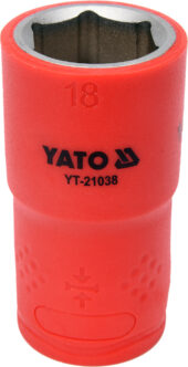 INSULATED HEXAGONAL SOCKET 18MM 1/2" VDE (YT-21038) - YT-21038 salidzini kurpirkt cenas