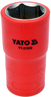 INSULATED HEXAGONAL SOCKET 19MM 1/2" VDE (YT-21039) - YT-21039 salidzini kurpirkt cenas