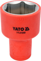 INSULATED HEXAGONAL SOCKET 30MM 1/2" VDE (YT-21050) - YT-21050 salidzini kurpirkt cenas