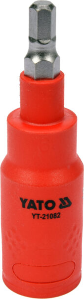 INSULATED STAR BIT SOCKET 6X75MM 3/8 VDE (YT-21082) - YT-21082 salidzini kurpirkt cenas