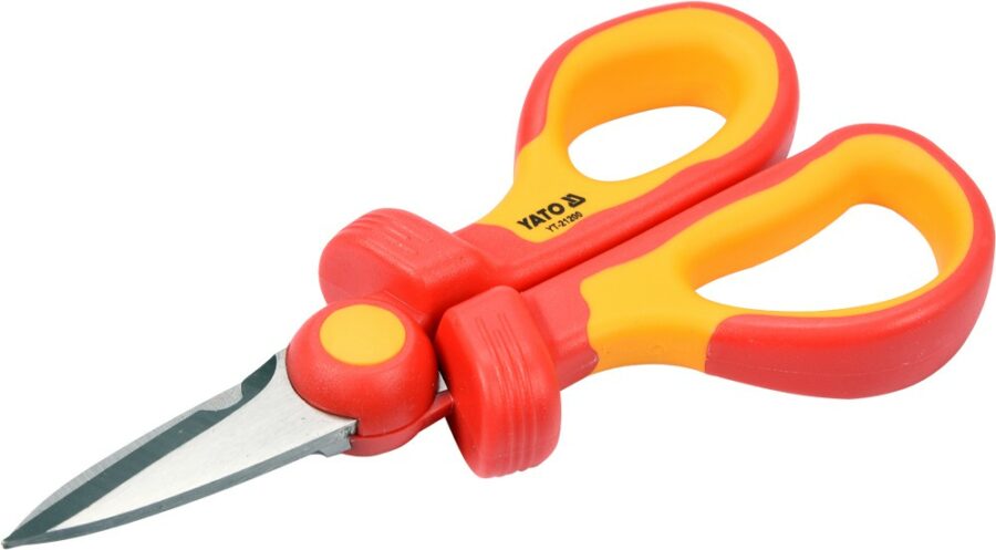 INSULAT. ELECTRICIANS SCISSORS 160MM VDE (YT-21200) - YT-21200 salidzini kurpirkt cenas