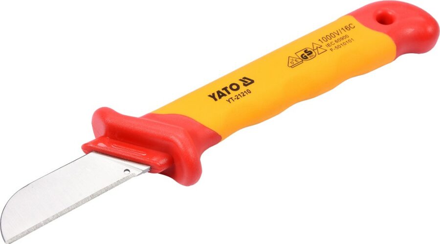 INSULATED CABLE KNIFE 50X180MM VDE (YT-21210) - YT-21210 salidzini kurpirkt cenas