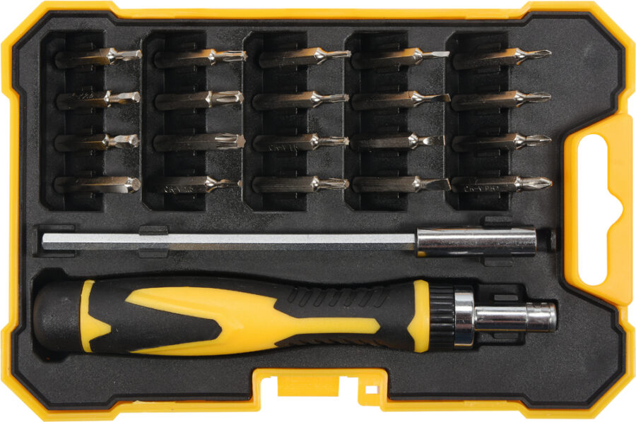 22PCS  Ratchet Wrench & Screwdriver Set (64402) - 64402 salidzini kurpirkt cenas