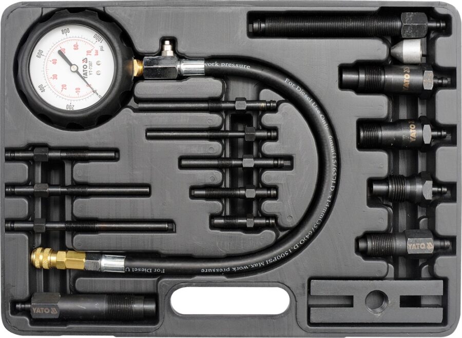 Diesel Engine Compression Testing Kit ( YT-7307 ) - YT-7307 salidzini kurpirkt cenas