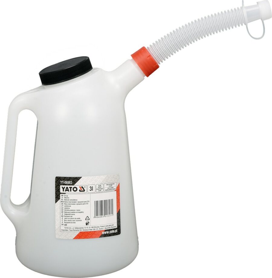 OIL JUG 3L (YT-06983) - YT-06983 salidzini kurpirkt cenas